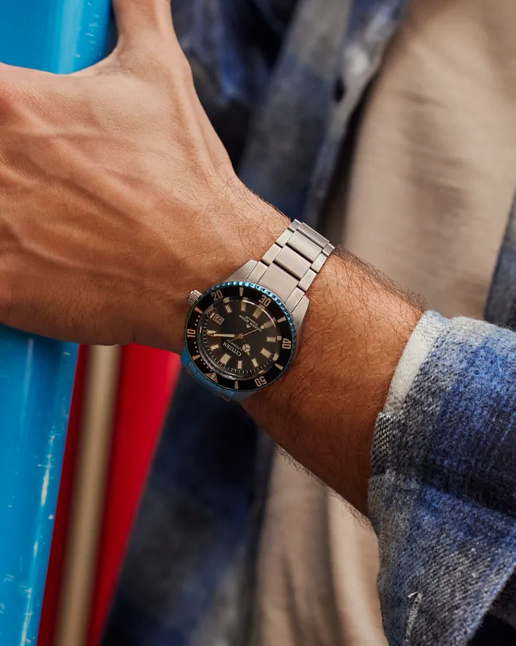 Promaster Fujitsubo Blue Dial Super Titanium with Platinum DLC Promaster Fujitsubo Blue Dial Super Titanium with Platinum DLC